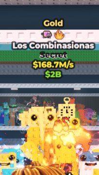 Gold Los Combinasionas 168.7m/s (Discord Required)