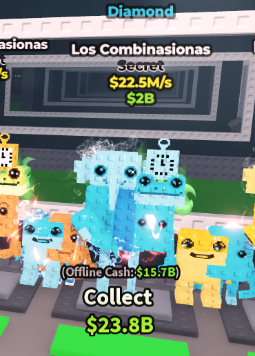 Diamond Los Combinasionas 22.5m/s (Discord Required)