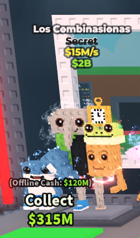 Los Combinasionas 15m/s (Discord Required)