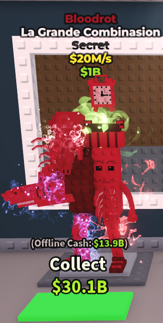 Bloodrot La Grande Combinasion 20m/s (Discord Required)