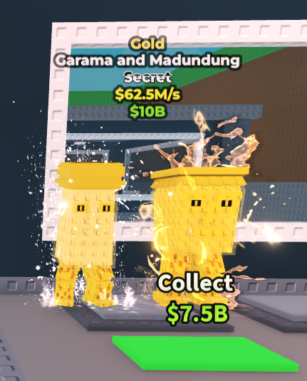 Gold Garama and Madundung 62.5m/s (Discord Required)