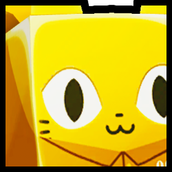 Huge Golden Prison Cat