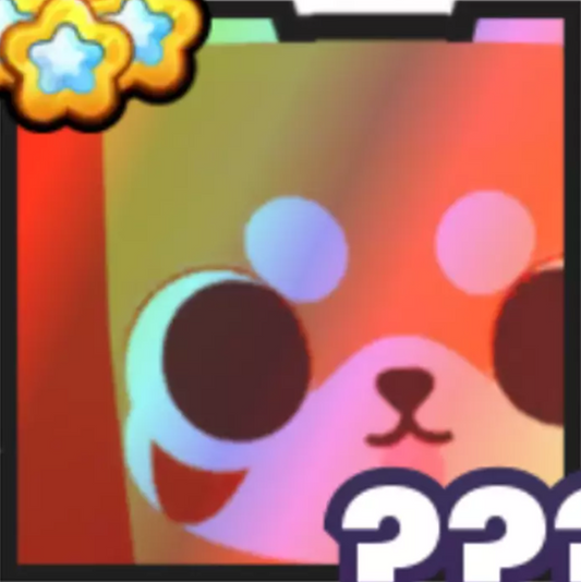Huge Rainbow Red Panda