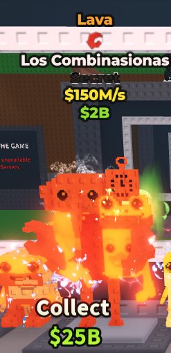 Lava Los Combinasionas 150m/s (Discord Required)