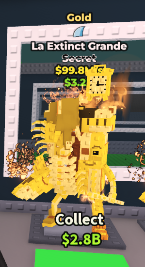 Gold La Extinct Grande 99.8m/s (Discord Required)