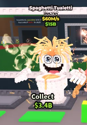Spaghetti Tualetti 60m/s (Discord Required)