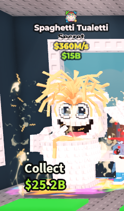 Spaghetti Tualetti 360m/s (Discord Required)
