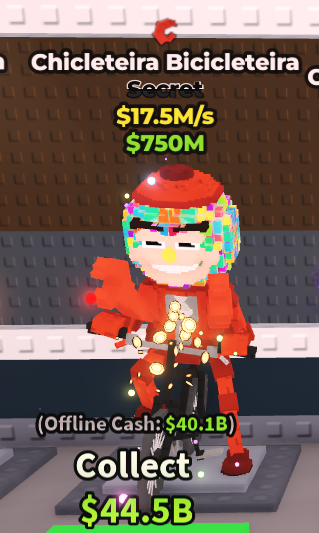 Chicleteira Bicicleteira 17.5m/s (Discord Required)