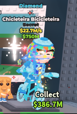 Diamond Chicleteira Bicicleteira 22.7m/s (Discord Required) (Copy)