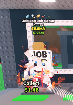 Job Job Job Sahur 11.5m/s (Discord Required)