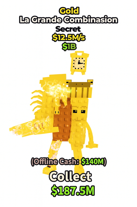 Gold La Grande Combinasion 12.5m/s (Discord Required)