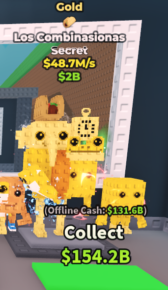 Gold Los Combinasionas 48.7m/s (Discord Required)